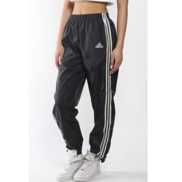 adidas black joggers mens